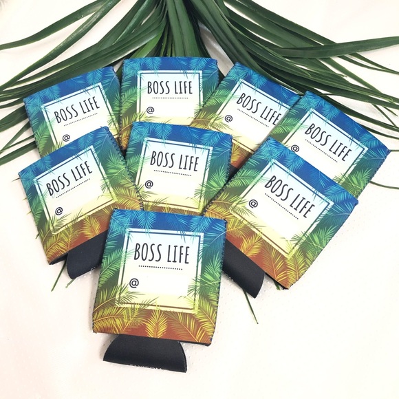 Slyisom Other - 20 BOSS LIFE koozie Palm tree / business promoter